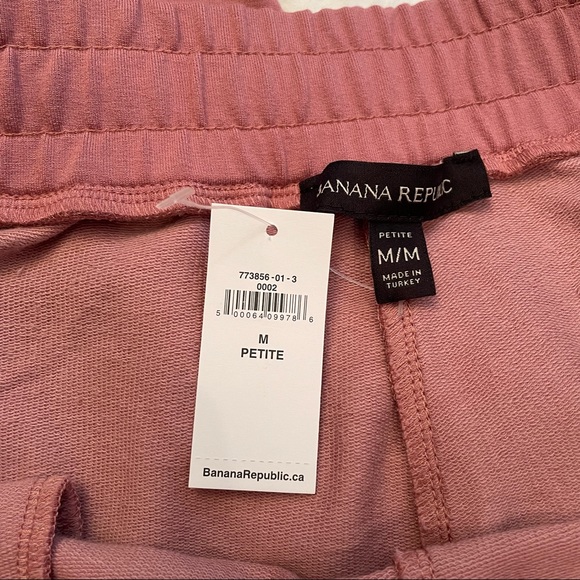 LAST CHANCE Banana Republic Jogger French Terry Lightweight Medium Petite - Picture 3 of 5